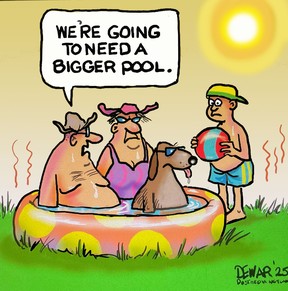 Sue Dewar cartoon, July 29, 2025