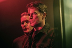 James Remar as Harry Morgan and Michael C. Hall