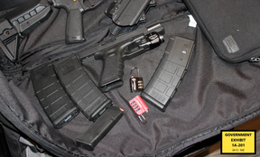 GUNS: Recovered from Diddy’s house. (USDOJ)