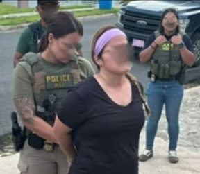 Lizamarie Rivera-Garcia, 42, was indicted by a federal grand jury on charges involving two minor boys, ages 15 and 17, on July 7. She is accused of sex trafficking the two teens. USDHS