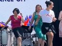 Toronto Mayor Olivia Chow salsa dancing at Salsa on St. Clair.
