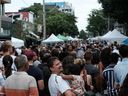 People on the Ossington Ave. during OssFest 2022.