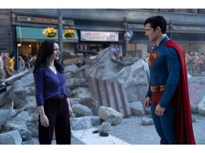 Rachel Brosnahan and David Corenswet