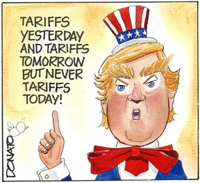 sunday cartoon tariffs new