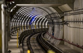 Track level at Downsview