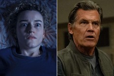 Julia Garner and Josh Brolin
