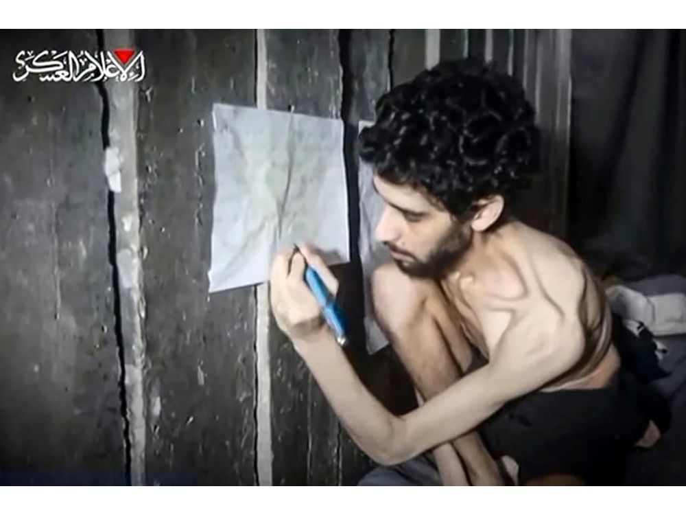 Hamas published a video showing Israeli hostage Evyatar David looking emaciated, sparking fears for his life