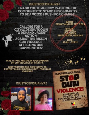 A rally is set for city hall to protest gun violence in wake the death of eight-year-ol JahVai Roy