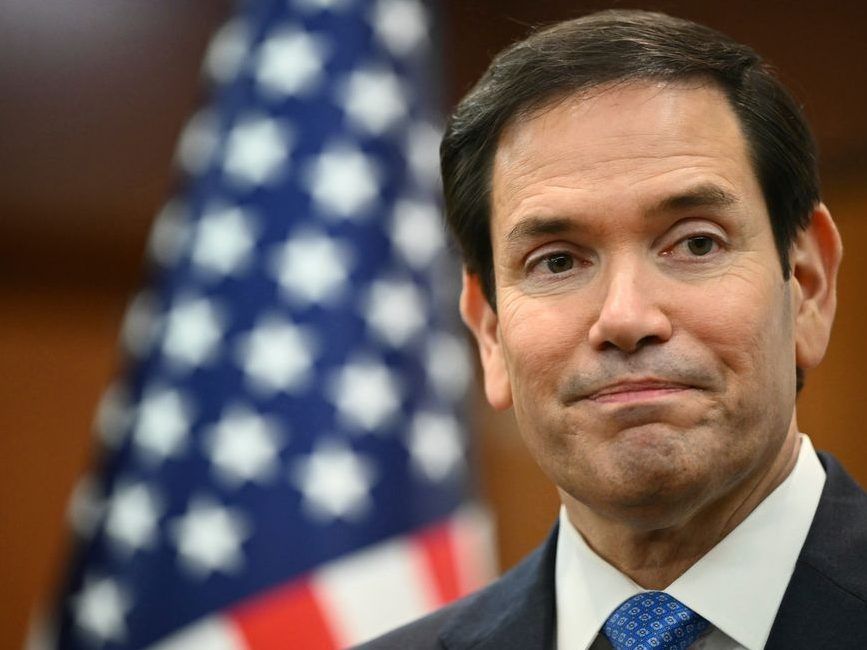 US Secretary of State Marco Rubio briefs the media during the ASEAN Foreign Ministers' Meeting at the Convention Center in Kuala Lumpur on Friday, July 11, 2025.