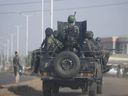 FILE - The Nigerian Army patrols Kaduna Birnin Gwari area in Nigeria, Friday, March 8, 2024.