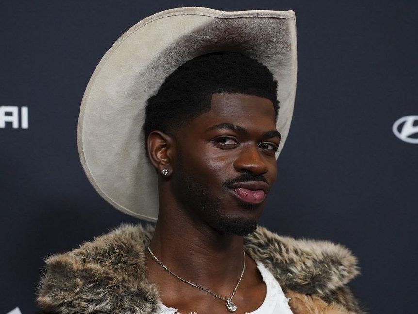 FILE - Lil Nas X arrives at the 36th annual GLAAD Media Awards on Thursday March 27, 2025, at the Beverly Hilton Hotel in Beverly Hills, Calif.