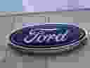 FILE - The Ford logo is seen above the entrance to the Ford Motor Company Kentucky Truck Plant, April 30, 2025, in Louisville, Ky.