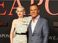 Julia Garner (L) and Josh Brolin attend the world premiere of Warner Bros film 'Weapons' in Los Angeles