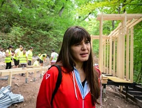 Architect Oana Chirila first stumbled upon Baile Herculane eight years agoDaniel MIHAILESCU/AFP