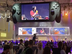 The Asus ROG booth at Gamescom, which was held in Cologne, Germany from Aug. 20 to 24, 2025.