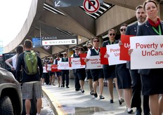 Air Canada flight attendants
