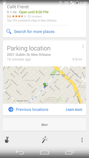You can use Google Maps on your smartphone to save your parking spot’s location.