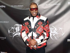 Busta Rhymes attends the Post Reception for Busta Rhymes' Hollywood Walk of Fame Star Ceremony at W Hollywood on Aug. 1, 2025 in Hollywood, Calif.