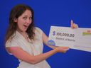 Stacia Konieczny of Barrie won $100,000 playing Instant Crossword Tripler.