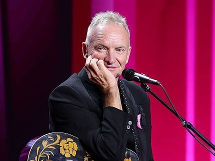 Sting performs onstage during the Breast Cancer Research Foundation Hot Pink Party 2025 at The Glasshouse on May 13, 2025 in New York City.