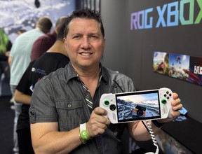 Marc Saltzman was on hand for the official unveiling of the ROG Xbox Ally series of handheld gaming PCs – available in Canada on Oct. 16 – at Gamescon, which was held in Cologne, Germany from Aug. 20 to 24, 2025.
