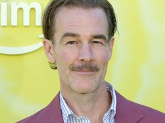 Actor James Van Der Beek arrives at the premiere of Prime Video Series "Overcompensating" at Hollywood Palladium in Los Angeles, May 14, 2025.