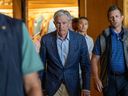 Chairman of the U.S. Federal Reserve Jerome Powell arrives for a dinner during the Kansas City Federal Reserve's Jackson Hole Economic Policy Symposium in Moran, Wyoming, on Aug. 21, 2025.