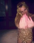 Britney Spears had a wardrobe malfunction while dancing on camera.