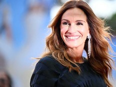 Julia Roberts attends the red carpet of the movie "After the Hunt" presented out of competition at the 82nd International Venice Film Festival, at Venice Lido on Aug. 29, 2025.