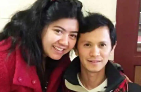 KILLER AND VICTIM: Nelson Tayontong cut his wife, Aicha Saludares, to ribbons.