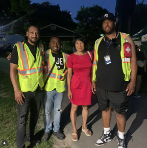 Olivia Chow with OCS staff