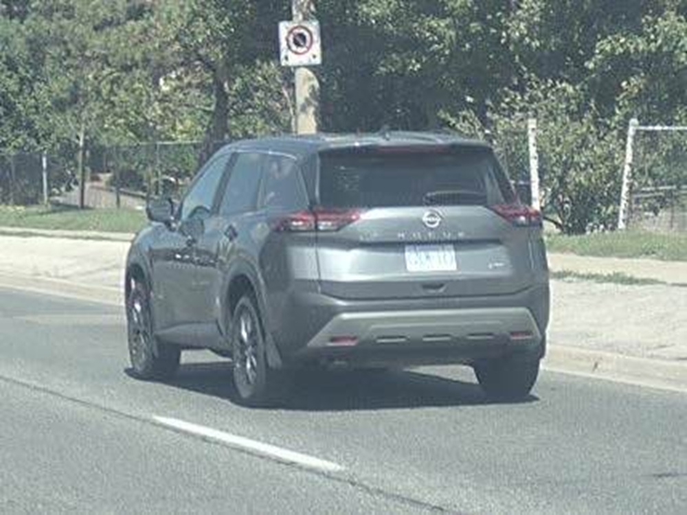     Police are on the lookout for this grey Nissan Rogue.