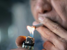 A husband's marijuana smoking is bothering his wife.