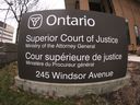 The Superior Court of Justice in Windsor is shown on March 31, 2025.
