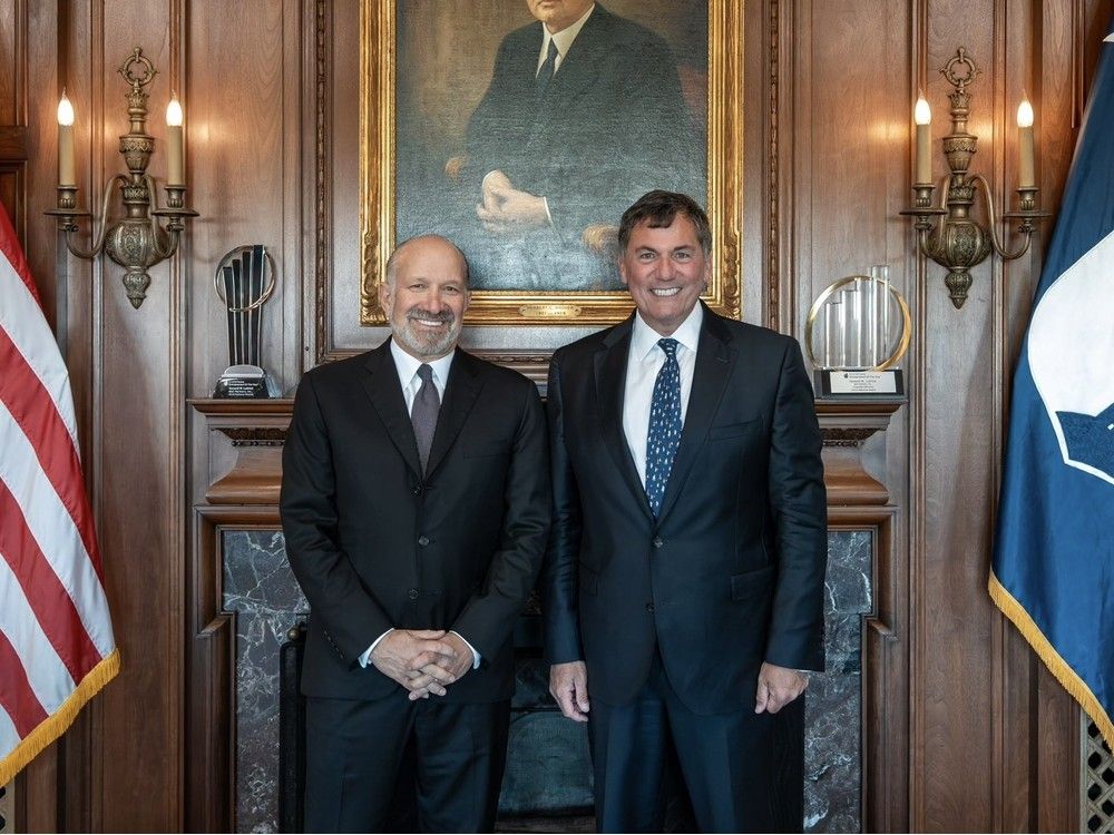Dominic LeBlanc met with U.S. Commerce Secretary Howard Lutnick in Washington on Tuesday.