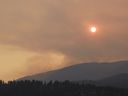 Smoke from the McDougall Creek wildfire in Kelowna, British Columbia, in 2023. Photographer: Jen Osborne/Bloomberg