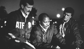 Cops at the scene of the crime. GETTY IMAGES