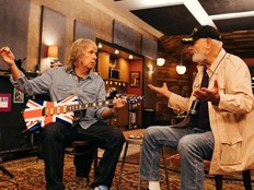 Christopher Guest and Rob Reiner in Bleecker Street's “Spinal Tap II.”