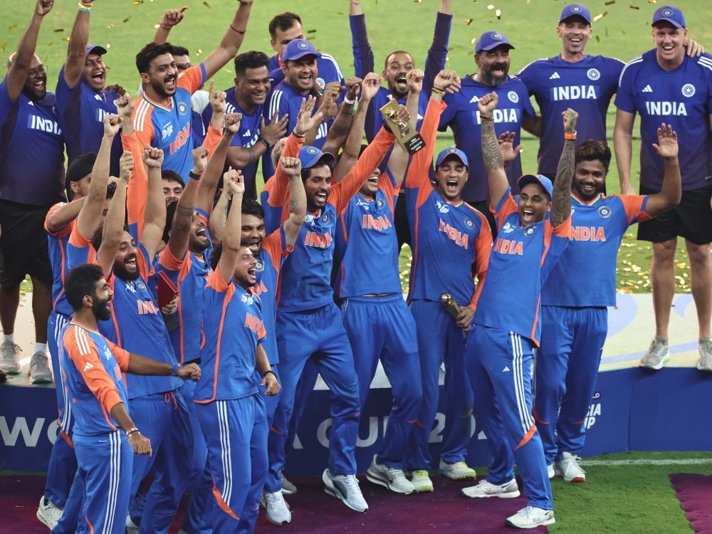 India wins cricket's Asia Cup but returns home without the shiny championship hardware