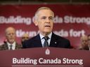 Prime Minister Mark Carney announces the federal government’s first five megaprojects under consideration for fast-tracking during a press conference at the Alberta Carpenters Training Centre, in Edmonton, Thursday, Sept. 11, 2025.