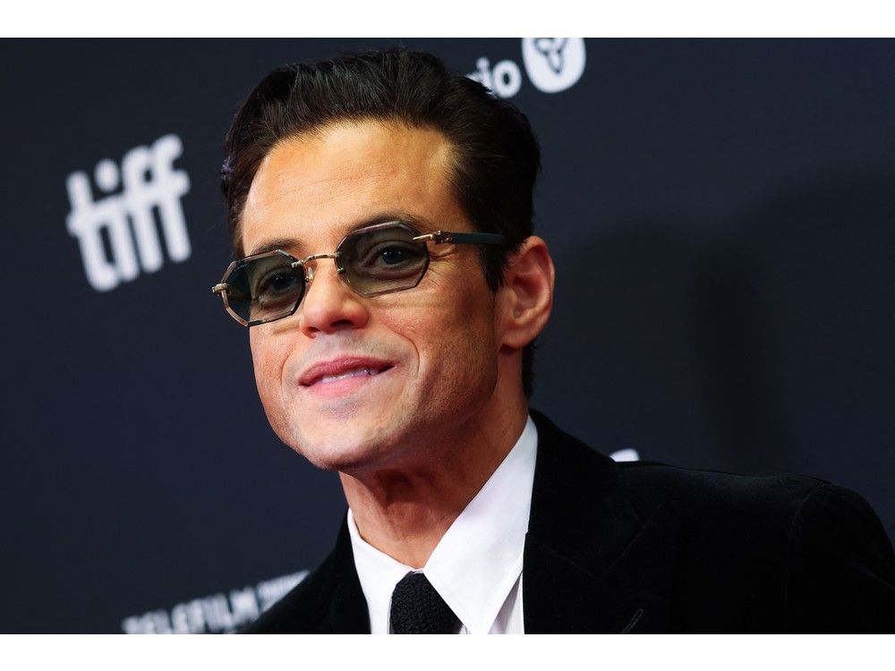 Rami Malek attends the premiere of "Nuremberg" at Roy Thomson Hall during the Toronto International Film Festival in Toronto Sept. 7, 2025.