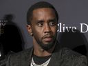 Sean Combs arrives for the Pre-Grammy Gala and Salute to Industry Icons at the Beverly Hilton Hotel on Saturday, January 25, 2020 in Beverly Hills, California.
