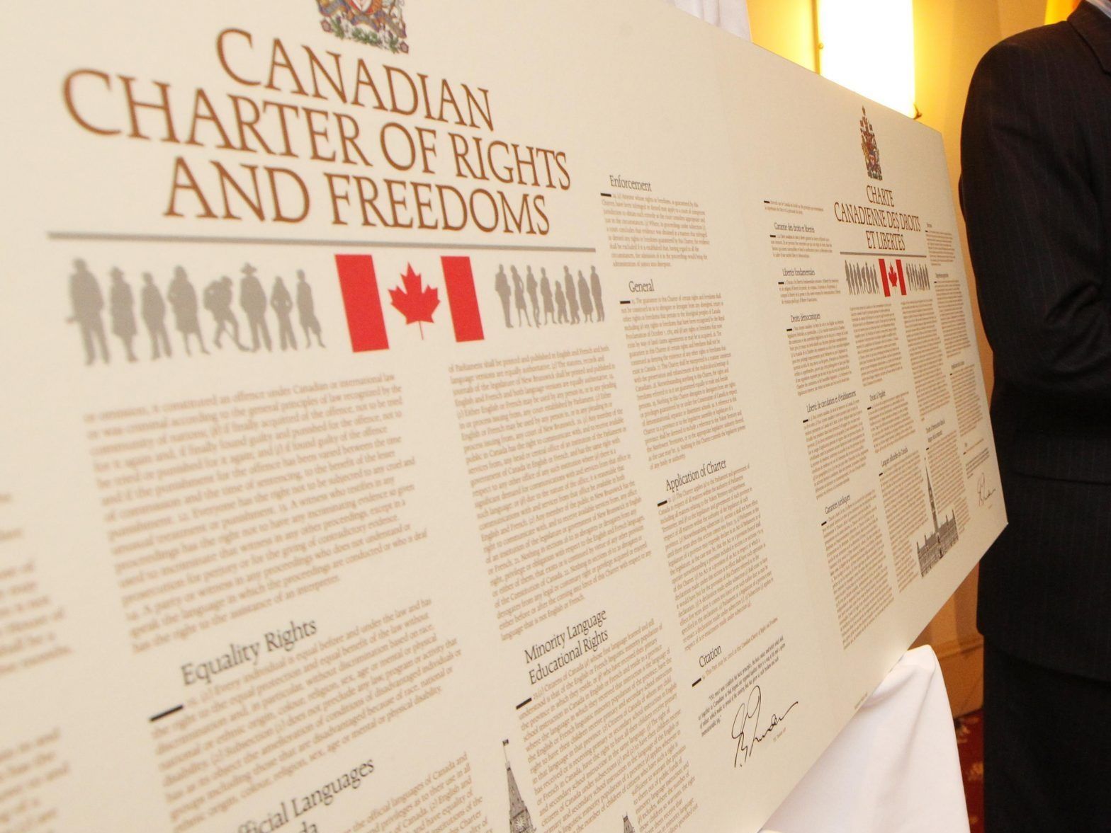 The federal government is asking the Supreme Court to set limits around how provincial governments can override the Charter of Rights and Freedoms.