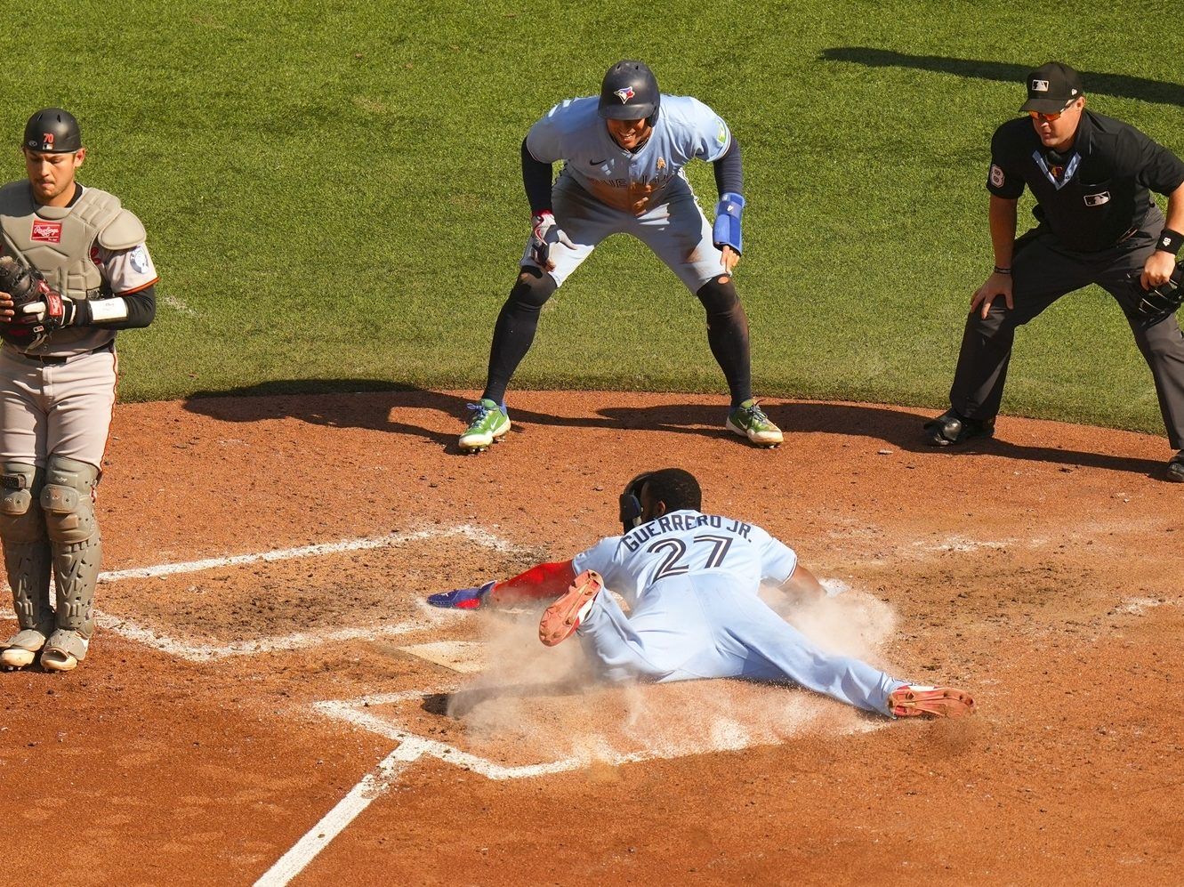 George Springer powered the offence early, Shane Bieber returned to form and things really got out of hand for Baltimore in the seventh.