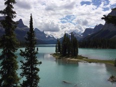 Spirit Island in Maligne Lake in Jasper National Park is shown in this undated photo.
