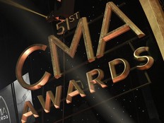 Signage for the CMA Awards.