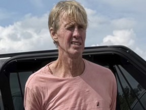 In this imaged released by the Martin County, Fla., Sheriff's Office, law enforcement officers arrest Ryan Routh, the man suspected in the apparent assassination attempt of Donald Trump, on Sept. 15, 2024.