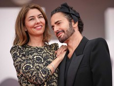 Director Sofia Coppola, left, and designer Marc Jacobs pose for photographers on the red carpet for the film “Marc by Sofia” during the 82nd edition of the Venice Film Festival in Venice, Italy, on Tuesday, Sept. 2, 2025.