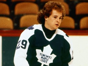 Mike Palmateer of the Toronto Maple Leafs.
