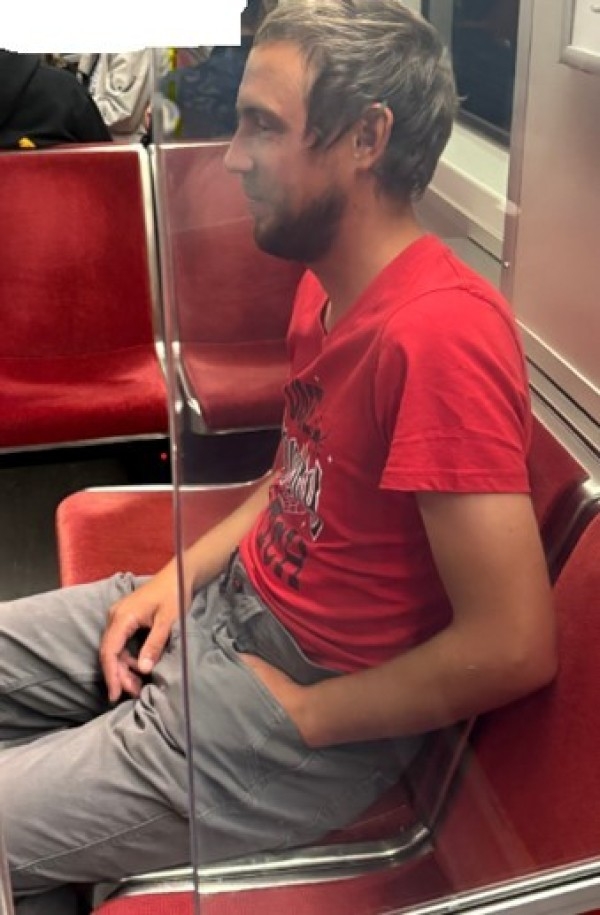     Toronto Police released this image of a male suspected of sexually assaulting a passenger on a TTC train.